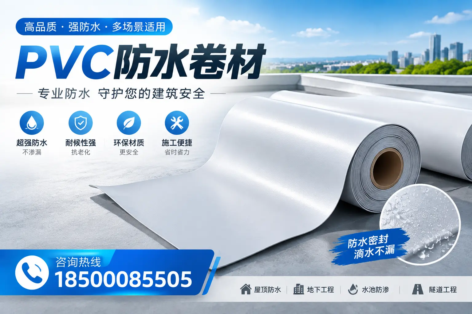PVC防水卷材的市场竞争分析,铜仁品牌选择参考